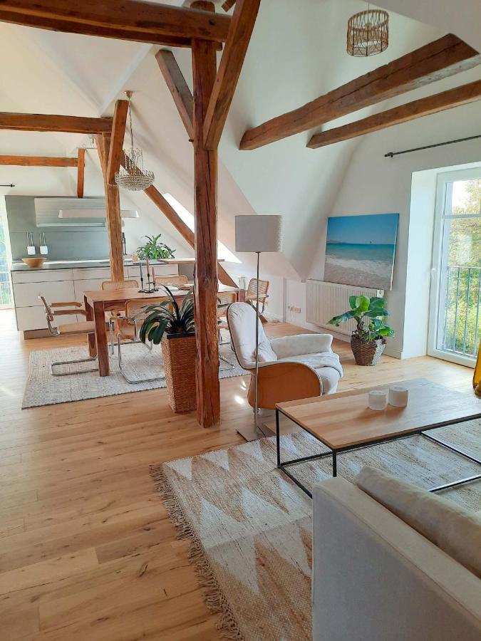 Tremsbüttel Luxurioeses Loft Mit Schoenem Blick מראה חיצוני תמונה