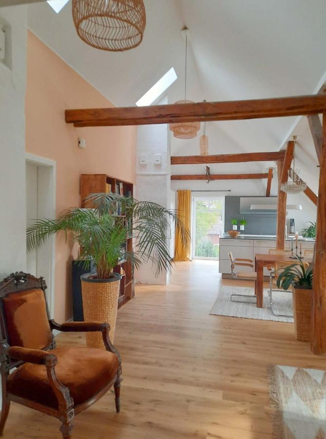 Tremsbüttel Luxurioeses Loft Mit Schoenem Blick מראה חיצוני תמונה